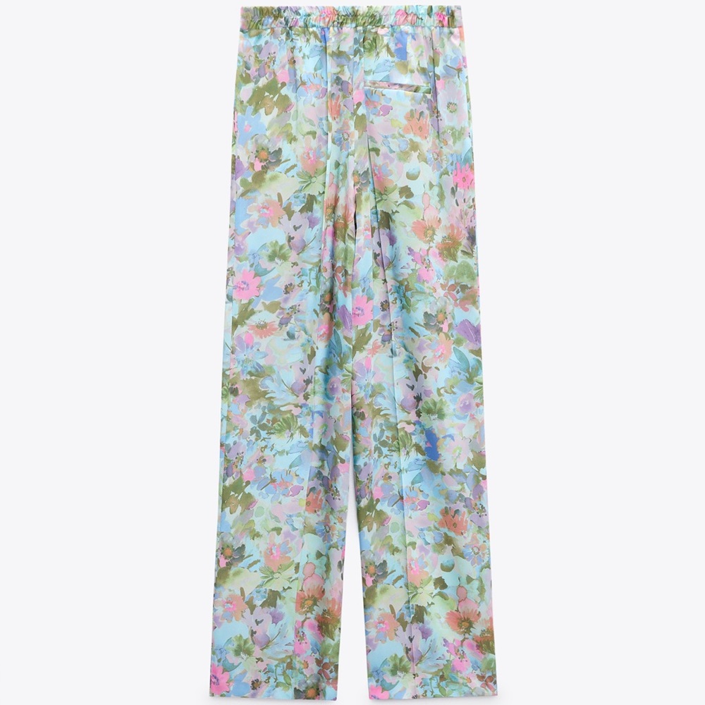 Zara floral trouser